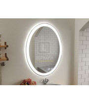 Зеркало в ванну комнату с подсветкой Амелия